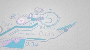 دانلود فوتیج اینفوگرافی روی کاغذ سفید Infographics On White Paper