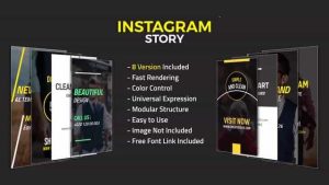 پروژه افترافکت استوری اینستاگرام Instagram Story