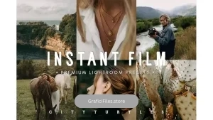 دانلود پریست لایت روم و فتوشاپ سینماتیک قدیمی INSTANT FILM Retro Grain Lightroom Presets