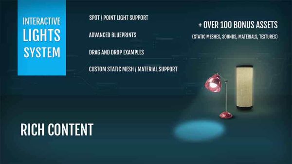 دانلود Interactive Lights System برای آنریل انجین