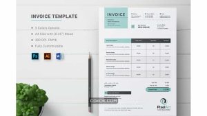 دانلود قالب آماده ورد صورت حساب Invoice Template for Microsoft Word