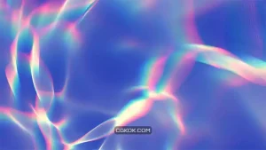 دانلود بک گراند موشن گرافیک مایع رنگین کمان Iridescent Rainbow Liquid Background