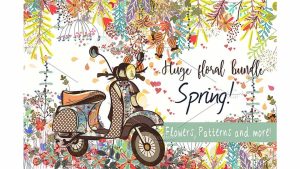 دانلود وکتور و کلیپ آرت فصل بهار It’s spring! Vector and PNG clipart