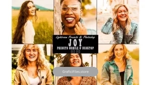دانلود پریست لایت روم به همراه اکشن فتوشاپ Joy Tone Photoshop Action & Lightrom Presets