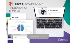 دانلود قالب پاورپوینت پرزنتیشن Jukes – Powerpoint Presentation Template