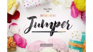 دانلود فونت انگلیسی Jumper Script Fonts