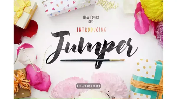 دانلود فونت انگلیسی Jumper Script Fonts