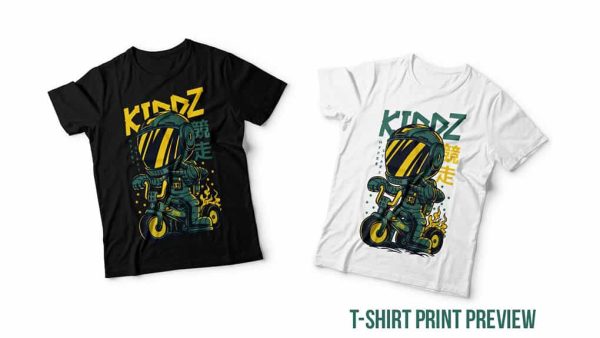 دانلود وکتور تیشرت Kiddz Illustration