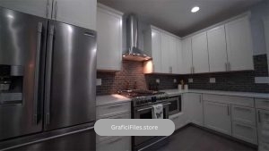 فوتیج فضای داخلی آشپزخانه Kitchen Interior