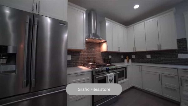 فوتیج فضای داخلی آشپزخانه Kitchen Interior