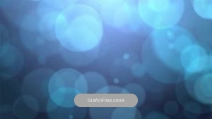 دانلود بک گراند موشن گرافیک پارتیکل آبی Large Blue Falling Particles
