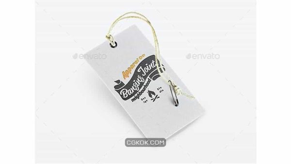 دانلود موکاپ لوگو Letterpress Label Logo Mockup