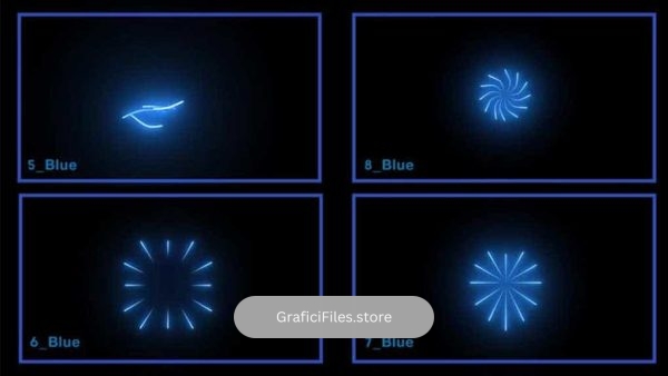 دانلود فوتیج انفجار نور Light Burst Vol.1