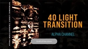 ترانزیشن پریمیر خطوط نور Light Lines Transition Pack