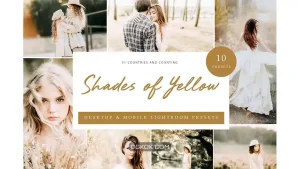 دانلود پریست لایت روم Lightroom Presets – Shades of Yellow