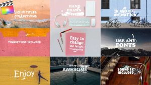 پروژه فاینال کات پرو تایتل کارتونی Liquid Titles Collection