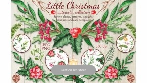 دانلود کلیپ آرت کریسمس Little Christmas