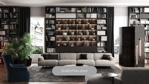 دانلود مدل سه بعدی اتاق نشیمن BeInspiration 59