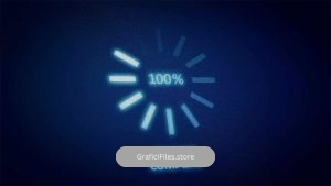 دانلود فوتیج موشن گرافیک لودینگ Loading Complete