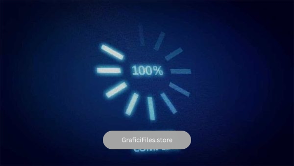 دانلود فوتیج موشن گرافیک لودینگ Loading Complete