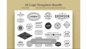 دانلود فایل لایه باز لوگو Logo Templates Bundle