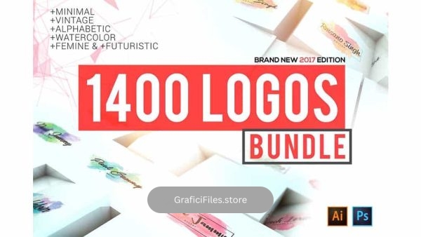 دانلود فایل لایه باز لوگو Logos Mega Bundle Pack