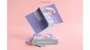 دانلود موکاپ مجله Magazine mockup 1