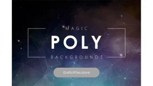 دانلود بک گراند جادویی Magic Poly Backgrounds