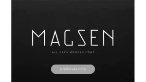 دانلود فونت انگلیسی مدرن Magsen – Modern Font