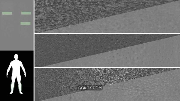 دانلود تکسچر ساق پای مرد 30 ساله از Texturing xyz
