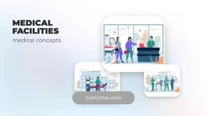 پروژه افترافکت موشن گرافیک امکانات پزشکی Medical Facilities – Medical Concepts