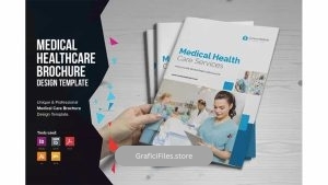 دانلود وکتور بروشور پزشکی Medical HealthCare Brochure v4
