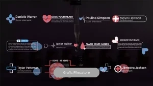 پروژه پریمیر تایتل و زیرنویس پزشکی Medical Titles & Lower Thirds