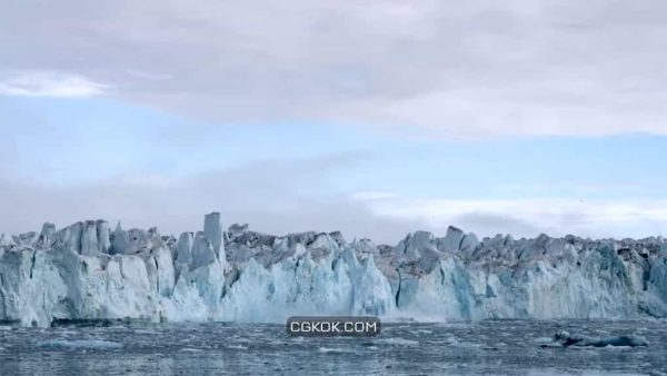فوتیج ذوب شدن یخچال های طبیعی Melting Glacier