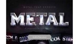 دانلود افکت متن فلزی Metal Text Effects