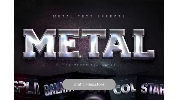دانلود افکت متن فلزی Metal Text Effects