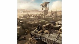 دانلود آبجکت پاسگاه نظامی از Kitbash3D