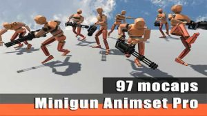 دانلود پروژه Minigun Animset Pro برای یونیتی