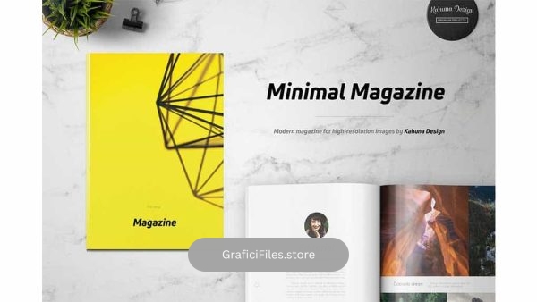 دانلود قالب آماده ایندیزاین مجله مینیمال Minimal Pro Magazine