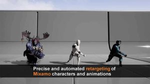 دانلود پروژه Mixamo Animation Retargeting برای آنریل انجین