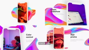پروژه پریمیر معرفی اپلیکیشن Mobile App Promo