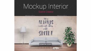 دانلود جعبه ابزار ساخت موکاپ صحنه داخلی Mockup Interior Scene Creator