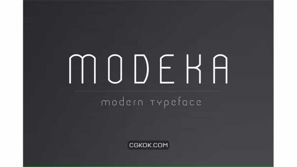 دانلود فونت انگلیسی Modeka – Modern Font