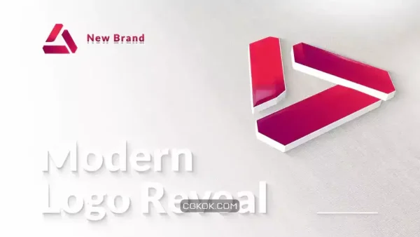 پروژه افترافکت لوگو مدرن Modern & Clean Logo Reveal