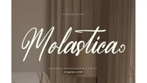دانلود فونت انگلیسی دست نویس Molastica Modern Handbrush Script