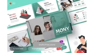 دانلود قالب پاورپوینت مالی Mony – Financial PowerPoint Template