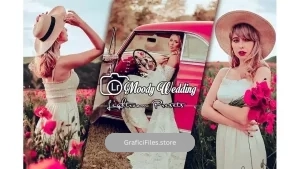 دانلود پریست لایت روم و فتوشاپ عروسی Moody Wedding LIghtroom Presets