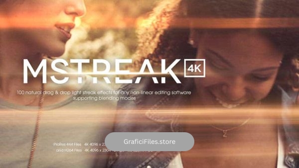دانلود فوتیج افکت رشته نور Motion VFX mStreak