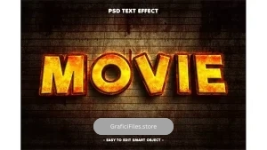 دانلود افکت متن کمیک Movie Comic Style Editable Text Effect