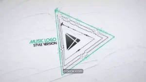 پروژه افترافکت لوگو موزیک Music Logo
